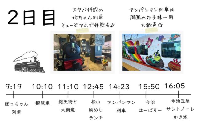 愛媛旅行2泊3日の2日目旅程のアイキャッチ画像